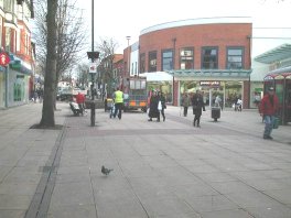 School Rd pedestrian area